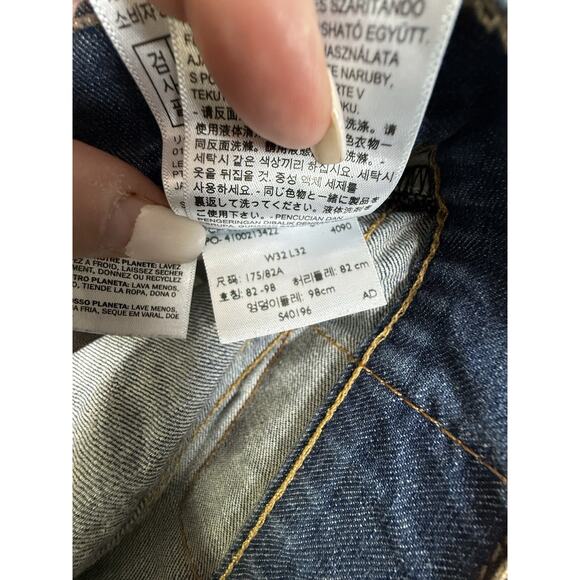 Levis 514 Jeans Mens 30x32Straight Denim Cotton Casual Preppy Workwear Western* - Picture 9 of 10